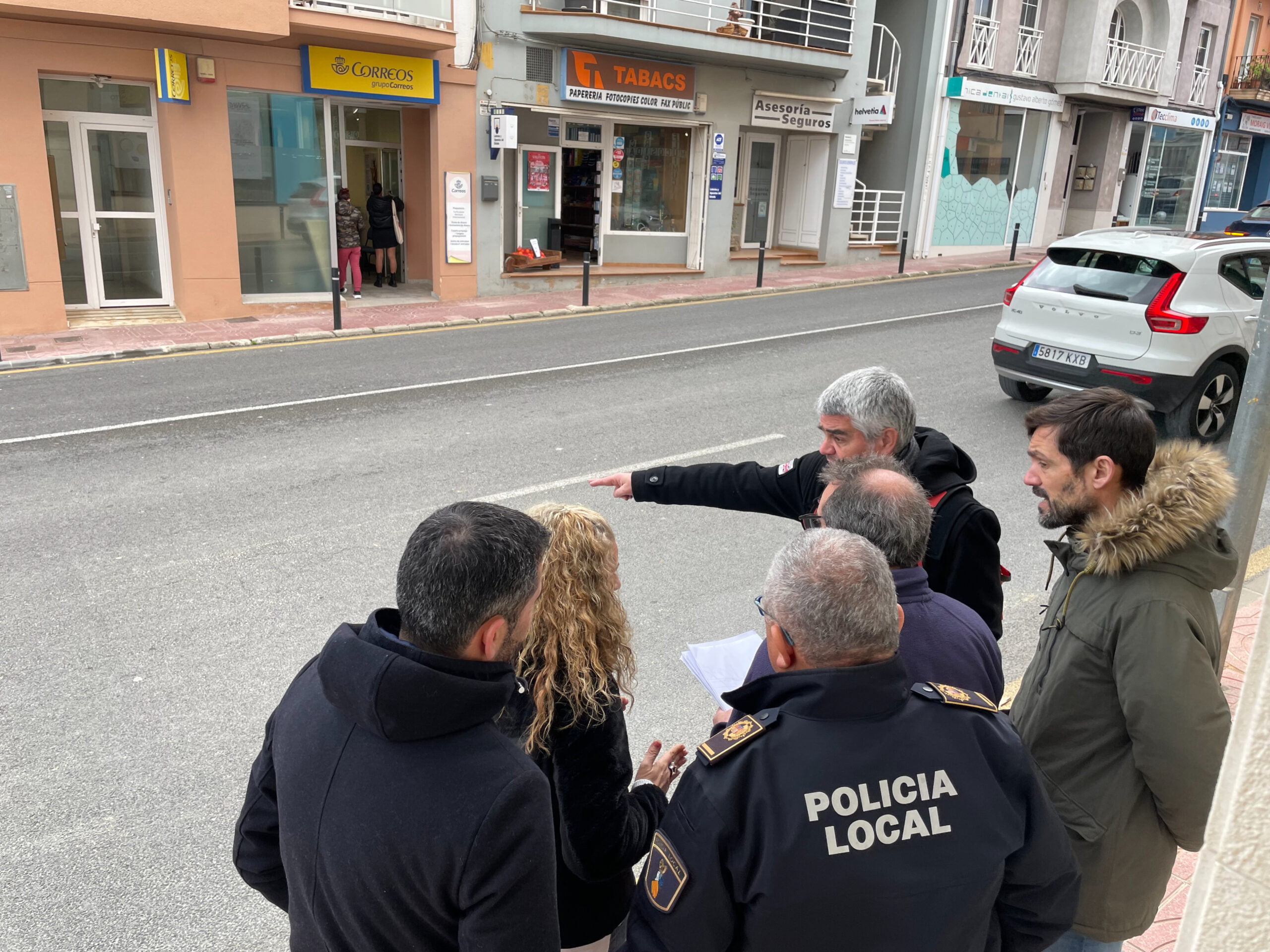 Nueva actuación de seguridad vial en principal avenida de El Poble Nou de Benitatxell