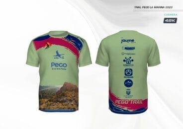 nueva equipacion del club de atletismo dorsal 19 de pego