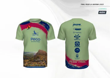 nueva equipacion del club de atletismo dorsal 19 de pego