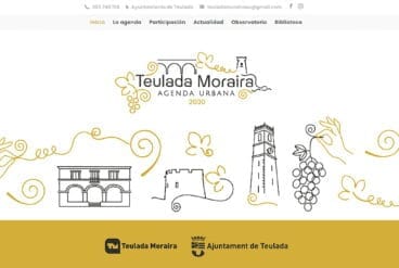 Página web de la Agenda Urbana Teulada Moraira