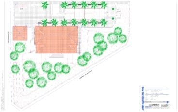 Plano de la creación del Jardín Ecológico en Ondara