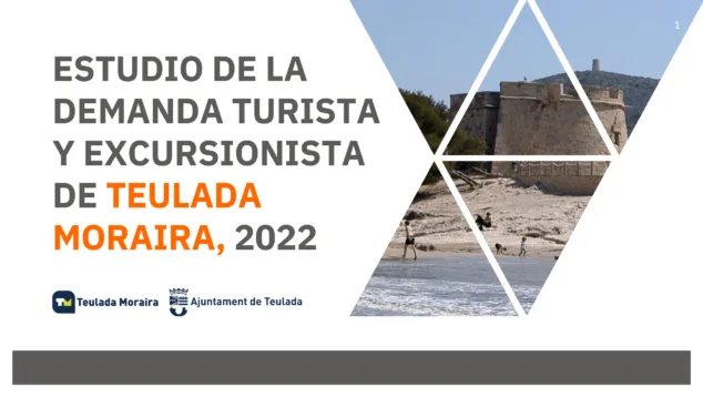 El 95,3% de los turistas de Teulada Moraira se alojan en viviendas turísticas 1 Imagen: Portada del Informa Turístico de Teulada Moraira