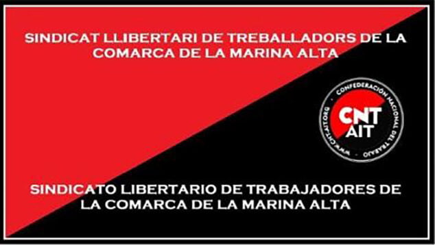 Imagen: Sindicato Libertario de Trabajadores de la Comarca de la Marina Alta