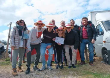 The Sorell’s Boat recogiendo el premio