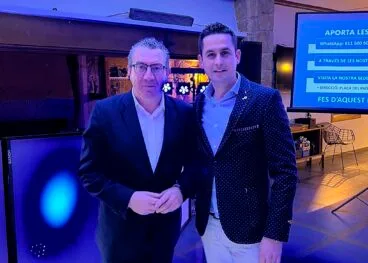 toni perez presidente provincial del pp y alex hernandez alcaldable popular de ondara