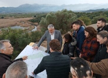 Visita al parque natural de la Marjal Pego-Oliva tras la presentación del proyecto de concentración de parcelas