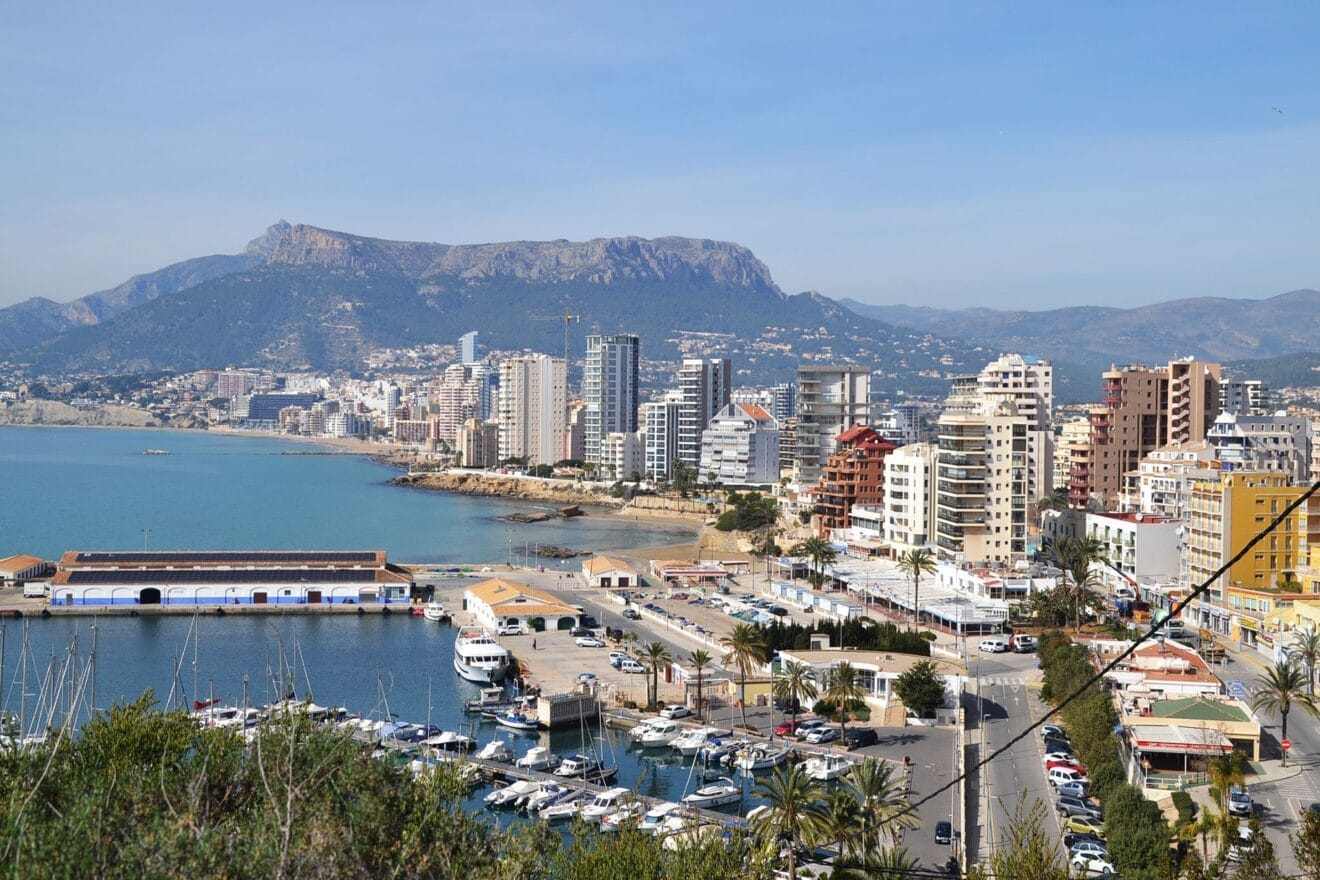 Vista de la zona el puerto calpino (archivo)