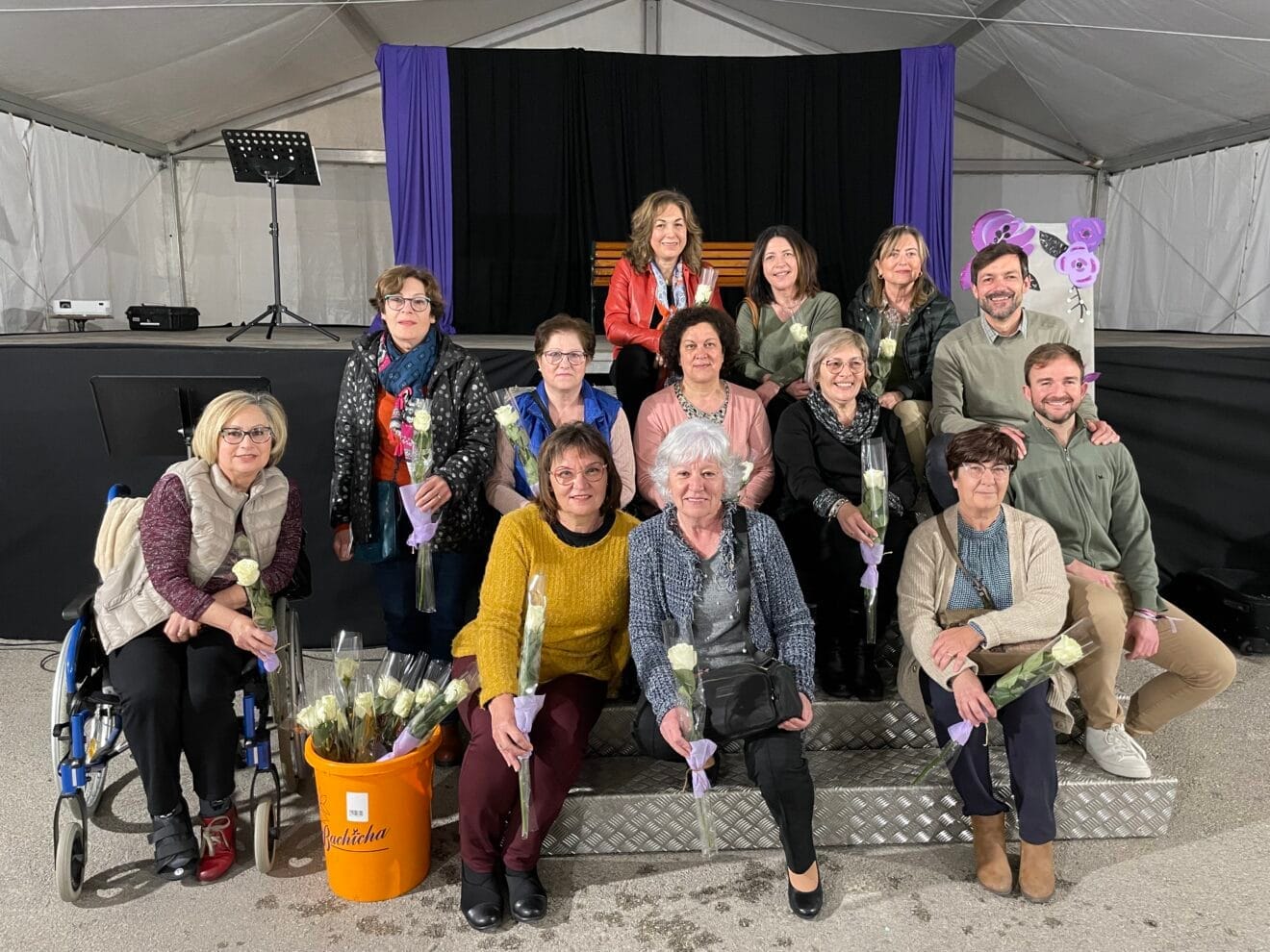 Acto mujeres en El Poble Nou de Benitatxell