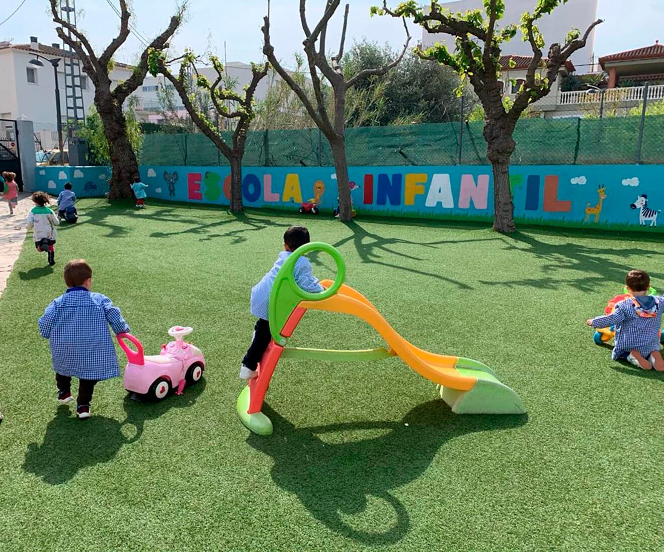 Alumnado de l'Escoleta Municipal ondarense