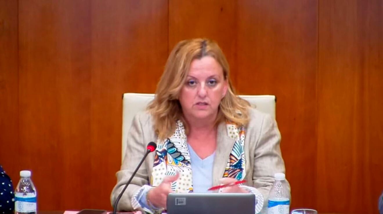 Ana Sala, pleno del Ayuntamiento de Calp el 13 de marzo 2023
