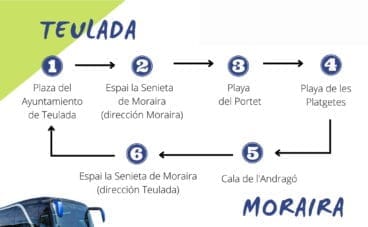 autobus gratuito de teulada moraira