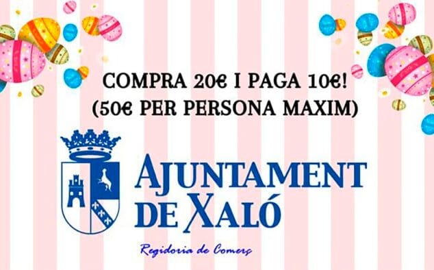 bonos consumo para semana santa en xalo