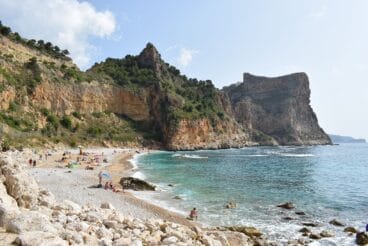 Cala del Moraig con parking de pago