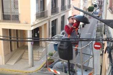 Cambio de luminarias en el Casco Histórico de Ondara