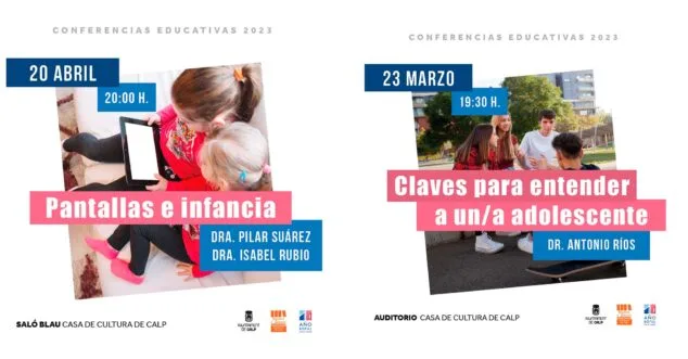 Imagen: Carteles de las conferencias de Educación