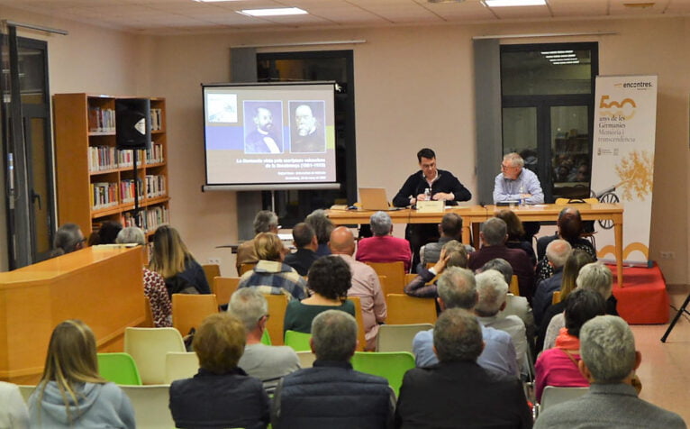 Conferencia de Rafael Roca en la Biblioteca Municipal de Beniarbeig
