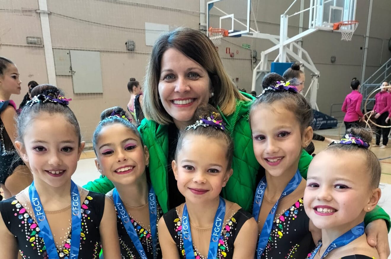Conjunto benjamín del Club Gimnasia Calpe