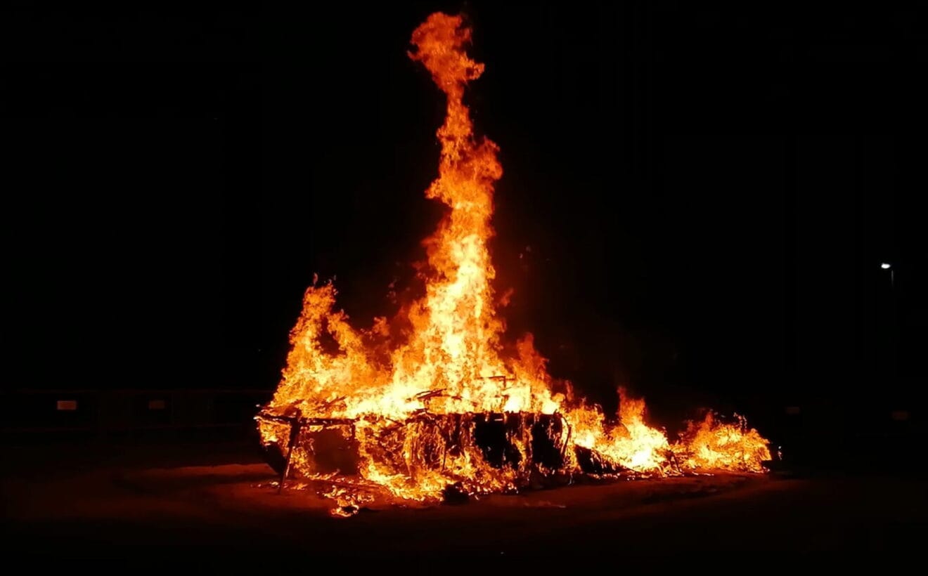 Cremà de la falla de Pamis en 2023