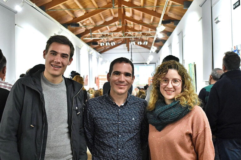 De izquierda a derecha, Carlos Ibañez, Ximo Perles y Mireia Ripoll (Compromís per Calp)