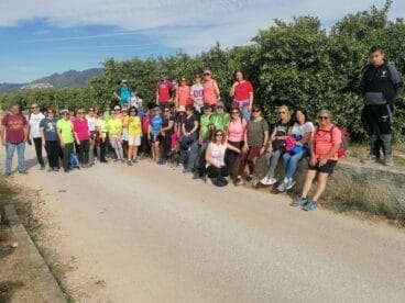 Ruta senderista en Ondara por el día de las vías pecuarias