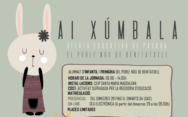 escoleta de pascua del poble nou de benitatxell