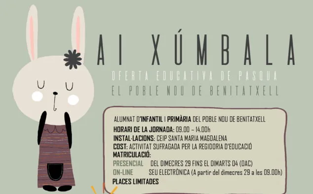 escoleta de pascua del poble nou de benitatxell