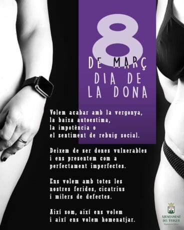 Explicación de la campaña del 8M en El Verger