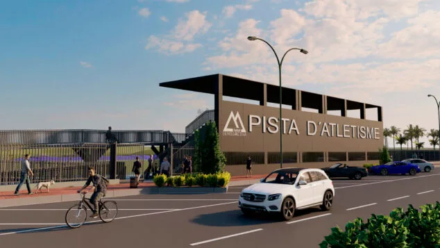 Benissa cumplirá otra demanda histórica: así será la futura pista de atletismo con pump track incluido 2 Imagen: Exterior de la futura pista de atletismo de Benissa