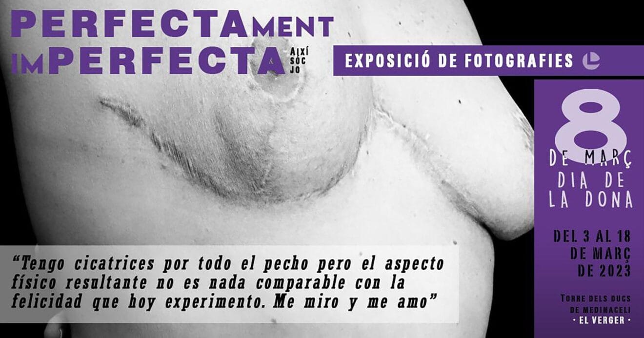 Fotografía de la exposición del 8M en El Verger