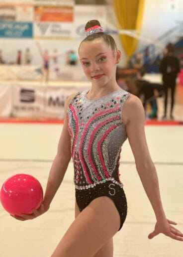 Gimnasta del Club Les Marines de Calp