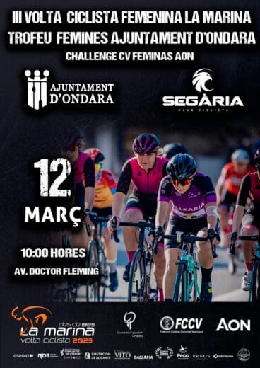 III Volta Ciclista Fèmines Trofeu Ajuntament d’Ondara 2023