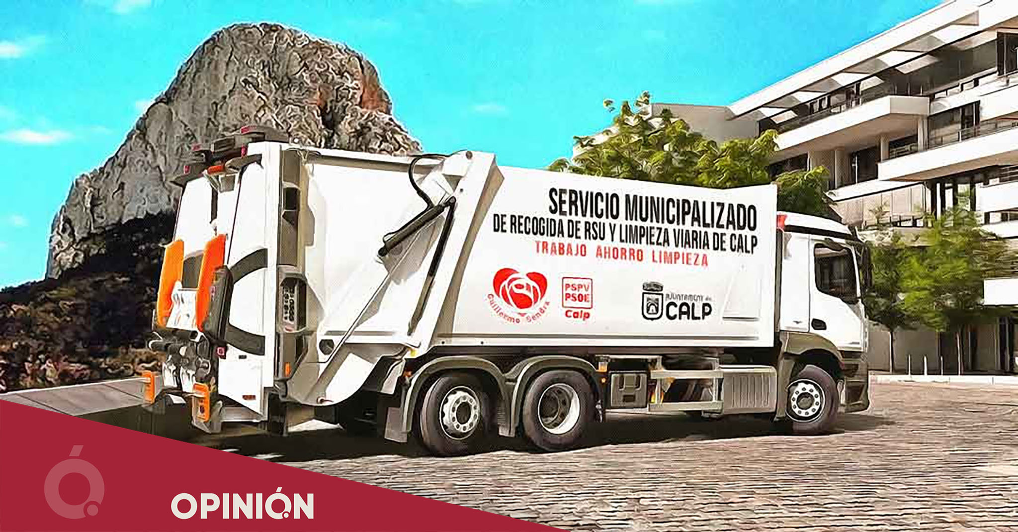 Imagen del ‘Servicio municipalizado de RSU y limpieza viaria’ del PSPV-PSOE Calp