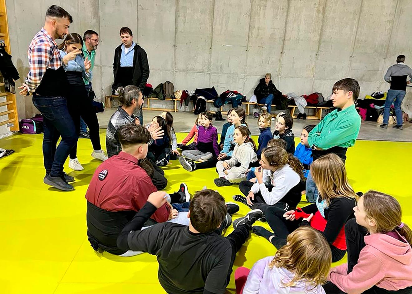 La colla infantil de la Muixeranga de Segària