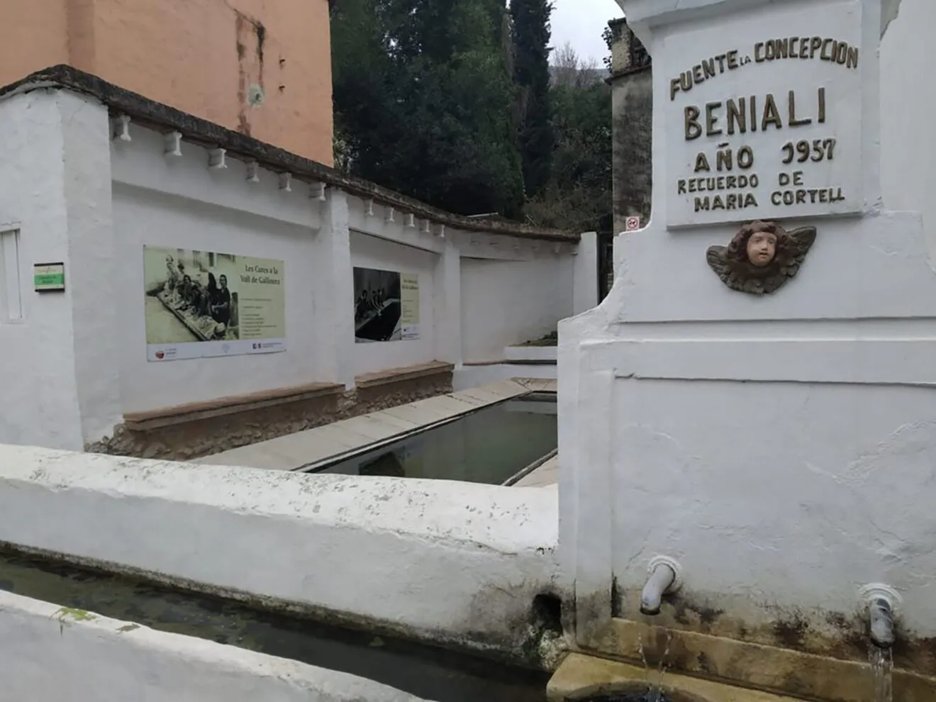 Lavadero de Benialí parte de la exposición