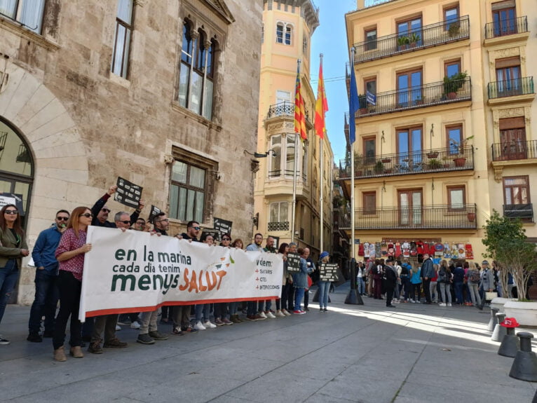 Manifestación de sanitarios en València 19