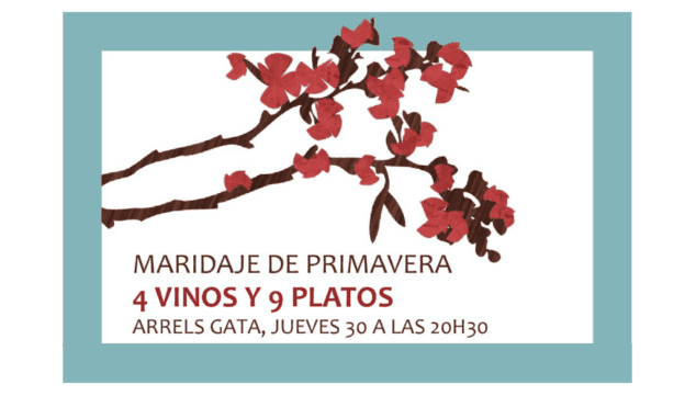 menu especial maridaje de primavera