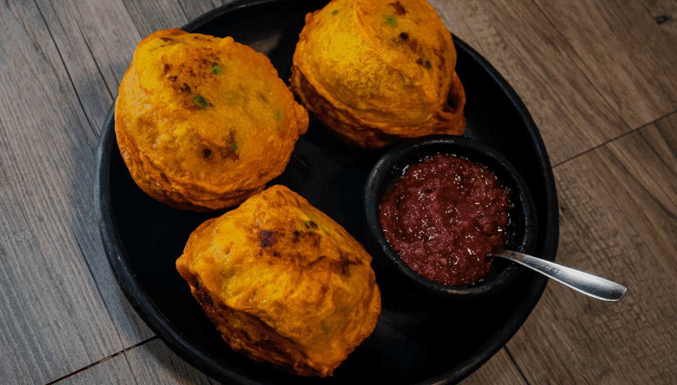 Papa rellena en Mi Pueblito