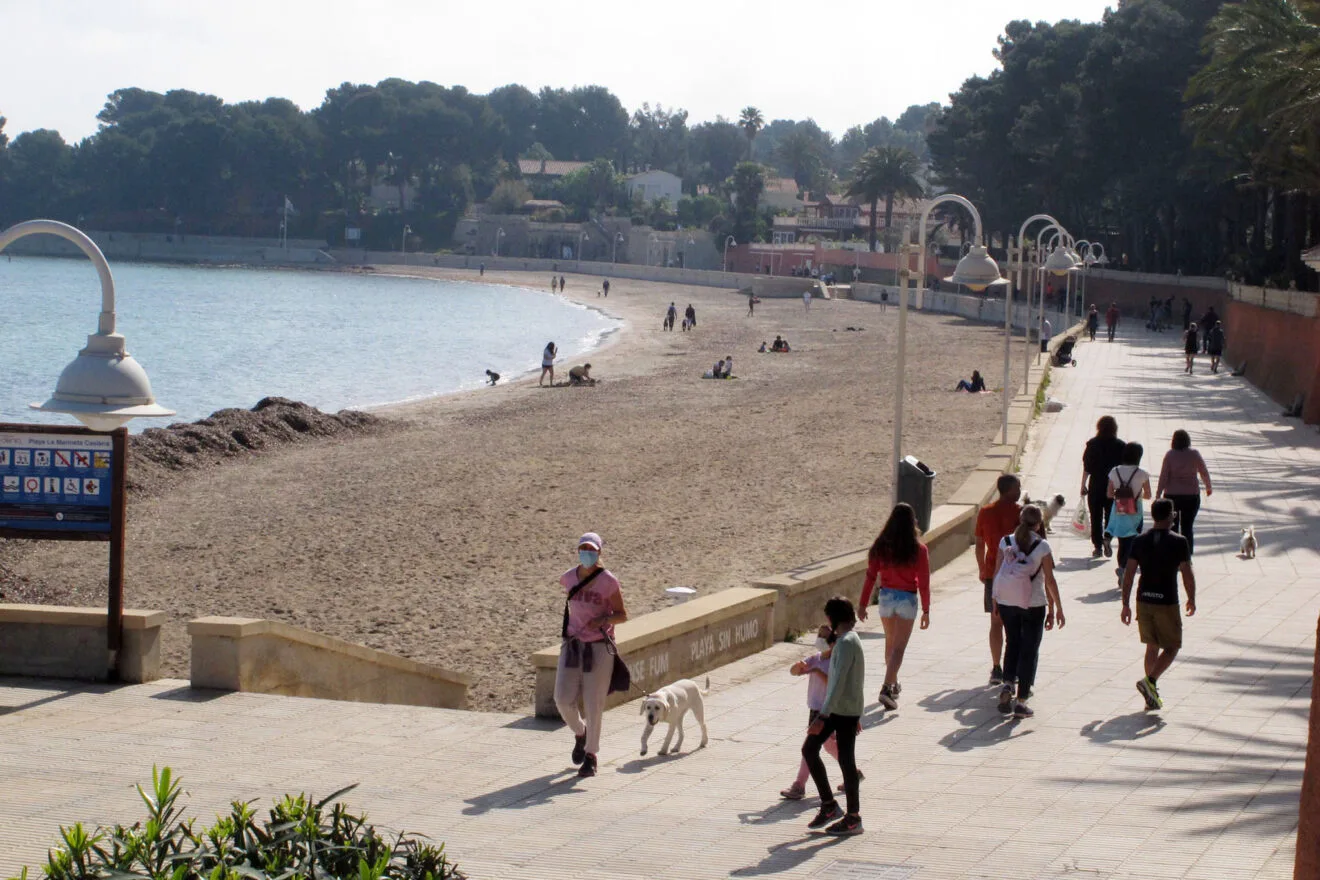 Paseo de la Marineta Cassiana durante la Pascua de 2021