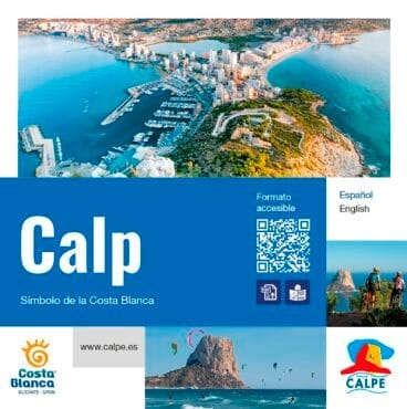 Portada del folleto accesible de Calp