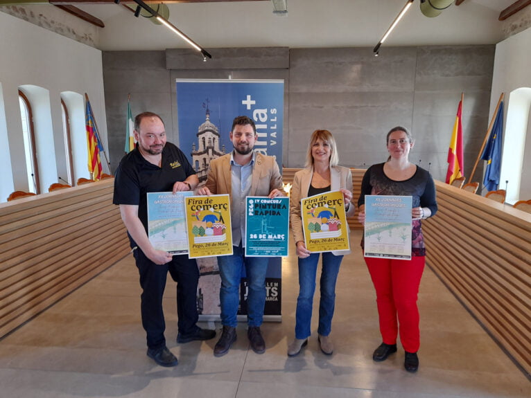 Presentación de las XII Jornadas Gastronómicas del Arroz Bomba y Bombón en el Ayuntamiento de Pego
