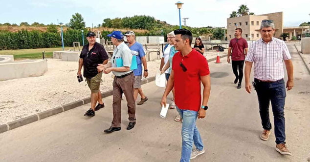 Imagen: PSOE Calp en su visita a la Estación Depuradora de Aguas Residuales (EDAR) calpina