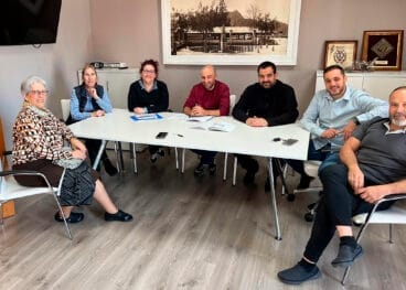 reunion del ayuntamiento de ondara para la delcaracion con los colectivos y personas vinculadas a la semana santa