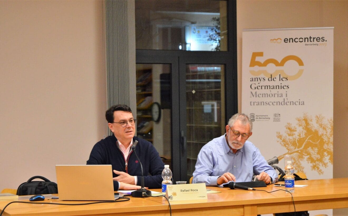 ltima charla de Encontres a Beniarbeig con  Rafael Roca