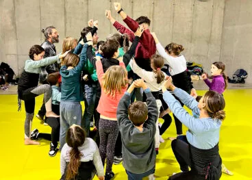 ultimo ensayo de la muixeranga de segarieta en beniarbeig