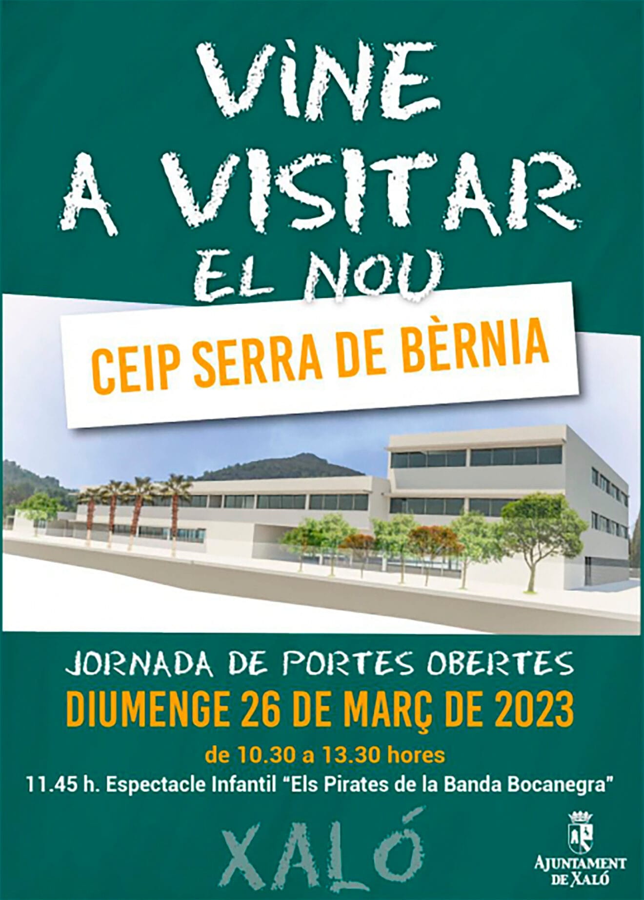 Visita al nuevo CEIP Serra de Bèrnia de Xaló