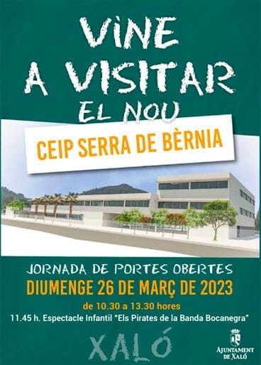 Visita al nuevo CEIP Serra de Bèrnia de Xaló