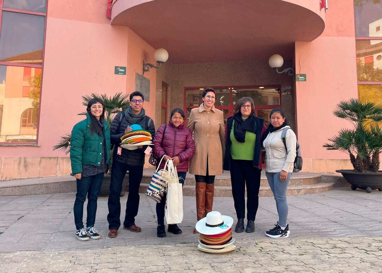 Visita de la delegación ecuatoriana al Ayuntamiento de Teulada