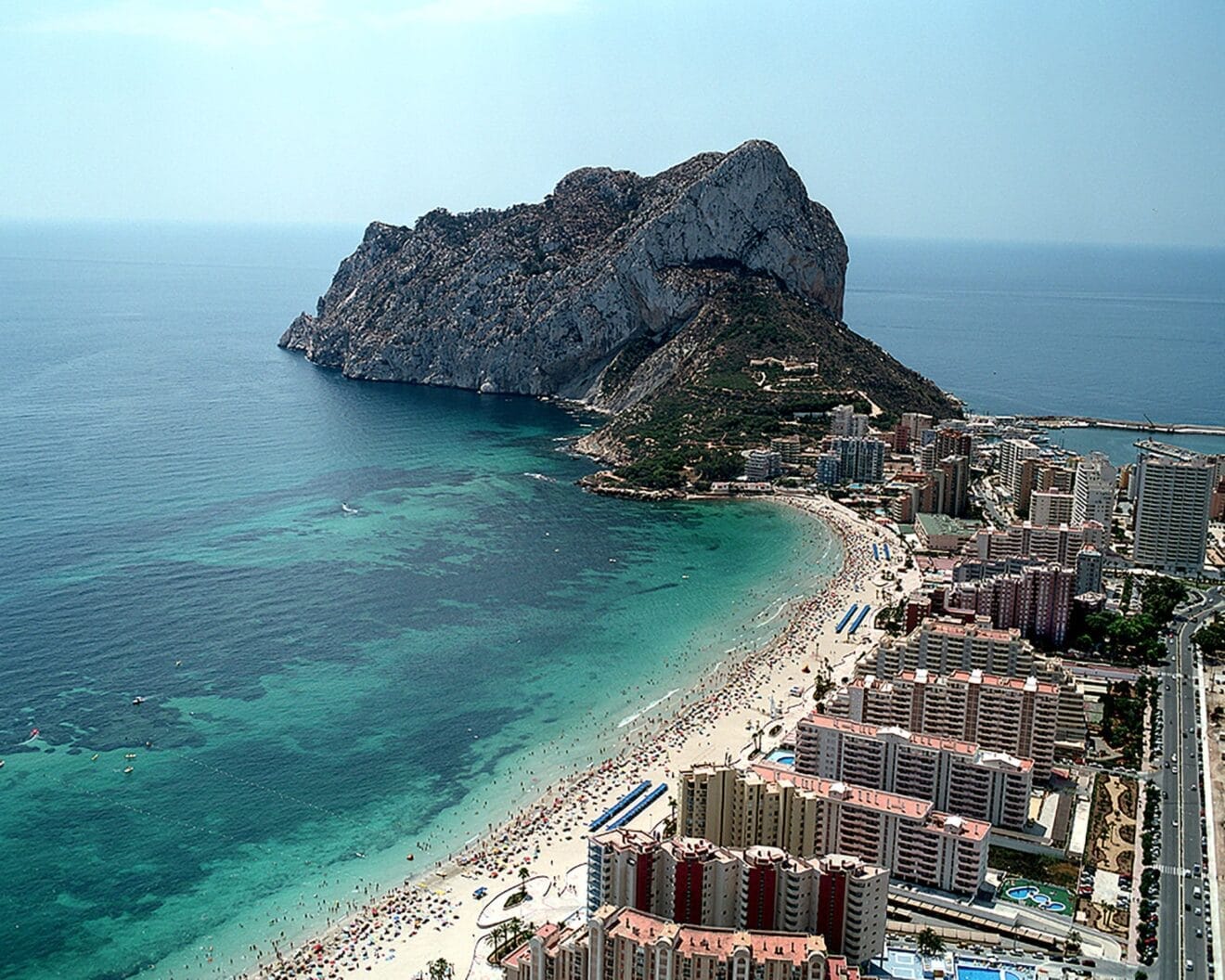 Zona de la playa de la Fossa de Calp