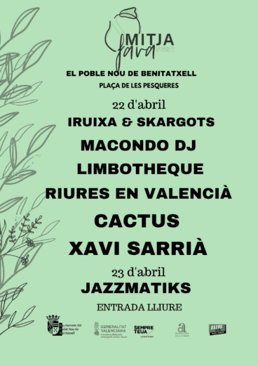 22 y 23 de abril en Mitjafava Fest