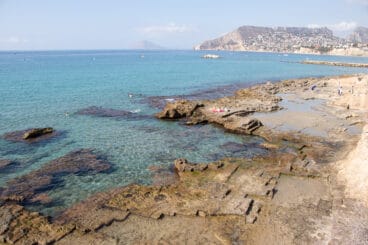 banys de la reina en la cala del morello de calp